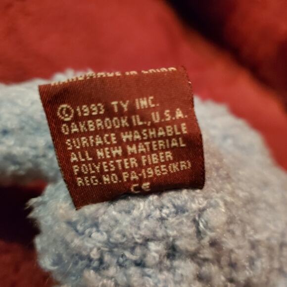 Ty Attic Treasure - BLUEBEARY the Bear - Picture 4 of 4